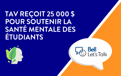 TAV reçoit $ 25 000 pour la santé mentale des étudiants
