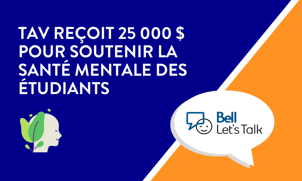 TAV reçoit $ 25 000 pour la santé mentale des étudiants