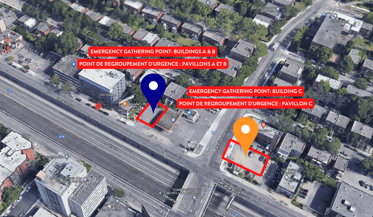 Emergency gathering points
